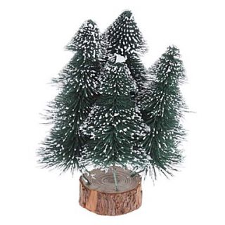 USD $ 16.89   24cm 10 4 in 1 Frosted Pine Christmas Tree Desk Top