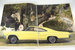 1965 65 Chevy Chevrolet Brochure Impala Biscayne Belair