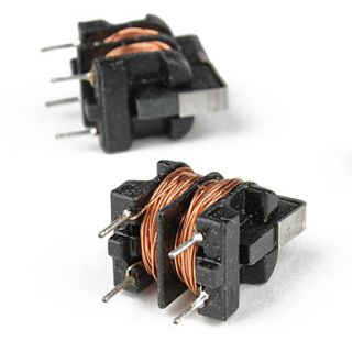 uu9.8 10mh CM induktansspole nätfilter (svart och koppar, 20 bit pack