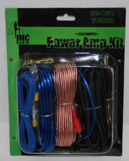 10 Gauge Amp Kit for Amplifier Blue IMC Audio
