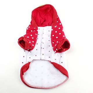 USD $ 13.29   Strawberry Fairy Hoodie Coat for Dogs (XS XL),