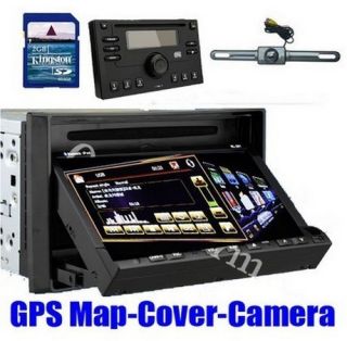 GPS Satellite Radio TV BT Car Stereo DVD SD Player 2Din 7 HD Face