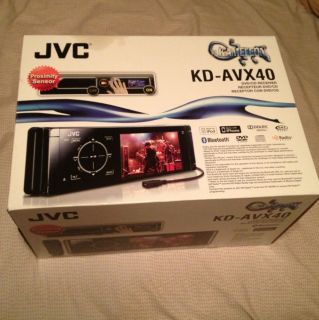 JVC In dash KD AVX40 KAMELEON DVD Car CD Player iPhone iPod Rare
