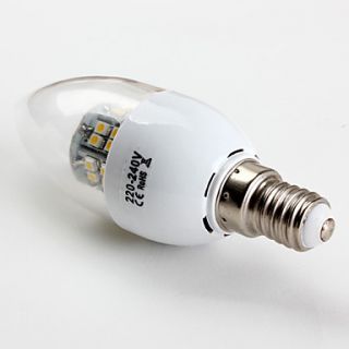 EUR € 5.23   e14 SMD 3528 48led 200lm 2.8W chaudes ampoules bougies