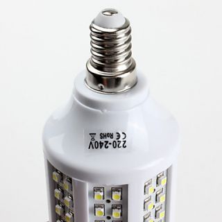 E14 SMD 3528 156led 500lm 8.5W naturweiß Mais Glühbirnen (220 240V)