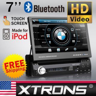 Car in Dash Single DIN DVD Player Radio Stereo Digital Touch Screen