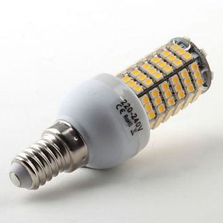 e14 138 SMD 3528 7w 350 450lm 2800 3300K warmes weißes Licht geführt