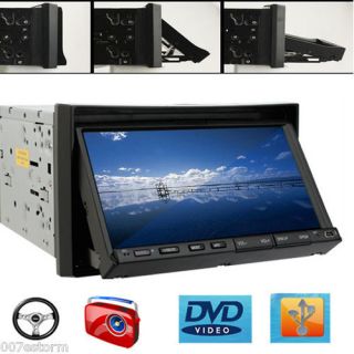  HD in Dash Car Stereo DVD CD Radio Player Deck SWC Touch Screen