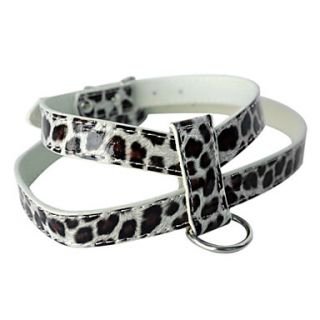 USD $ 17.39   PU Leopard Double Dog Collar (Assorted Colors),