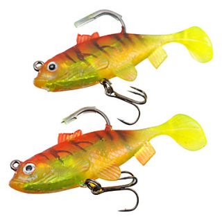 EUR € 3.85   80MM 16G Lure Fishing souple (2 pièces / emballage