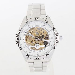 USD $ 18.99   Mens Alloy Analog Mechanical Wrist Watch 9263 (Silver