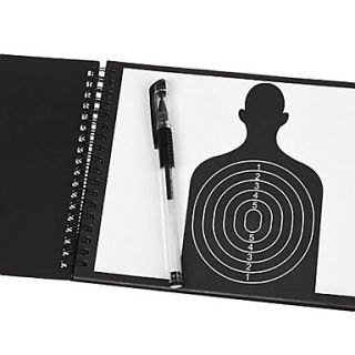 EUR € 11.77   Zwarte Pistool Patroon Cover Notebook (23x17x1.3cm