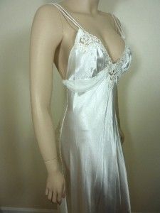 NWT $78 Jonquil in Bloom Large Satin Nightgown Ivory Bridal Gown