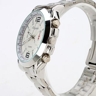 USD $ 21.99   White Face Pair of Alloy Analog Quartz Couple’s