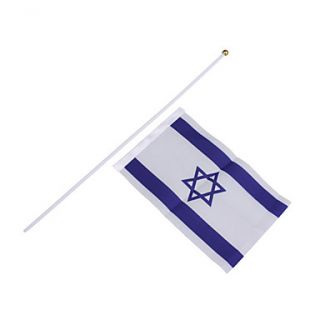 EUR € 1.83   Bandeira de Israel de grande 21,5 centímetros,, Frete