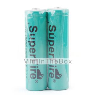 EUR € 8.73   Superfire 18.650 li ion recargable de 3.7V 2600mAh