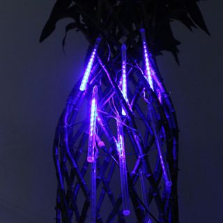 20 centímetros Festival decoração azul luzes LED Chuva de meteoros