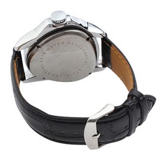 USD $ 20.59   Mens PU Analog Mechanical Casual Watch (Assorted Colors