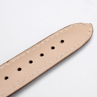 EUR € 2.75   unisex äkta läder Armband 20mm (vit), Gratis frakt