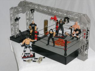  WWE Official Scale Electronic Monday Nitro Arena Wrestling Ring