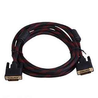 USD $ 12.29   Gold Plated DVI 24+1 M M Shielded Connection Cable (3M