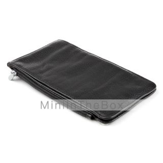 USD $ 26.49   Leather Wallet with Zipper (Black),