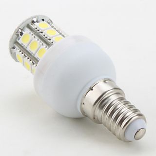 EUR € 4.59   E14 5050 SMD 27 LED 5500 6500k wit lampje (3,5 W 230V