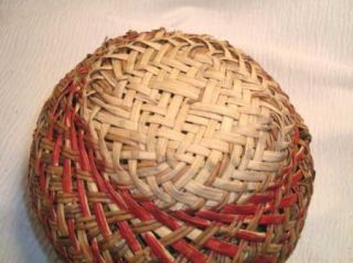  Layer Native American Cherokee Indian River Cane Grass Basket