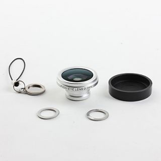 afneembare 0,28 x fish eye lens magneet voor iPhone, iPad en andere