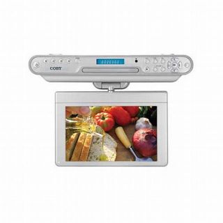 Coby 10 2inch TFT LCD Under Cabinet DVD CD Player with Digital TV and