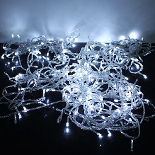 30m de 300 LED blanche lumière 8 modes de fées scintillantes conduit