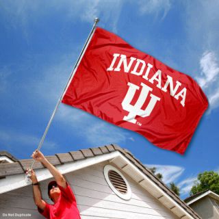 In addition, these 3x5 Flags for the Indiana Hoosiers are Officially