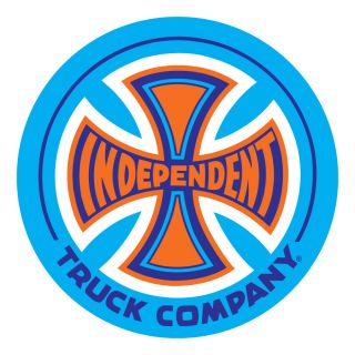 Independent 77 Truck Co Sticker Blue 3 inch Skateboard Decal