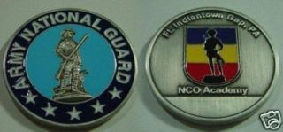 Ft Indiantown Gap PA NCO Academy Army Natl Guard Silver Finish