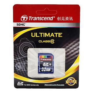 EUR € 35.50   Transcend 32GB Class 10 SDHC Tarjeta de memoria flash