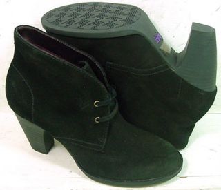 Indigo by Clarks Womens Water Row Black Suede 85964 Ankle Boots Shoes
