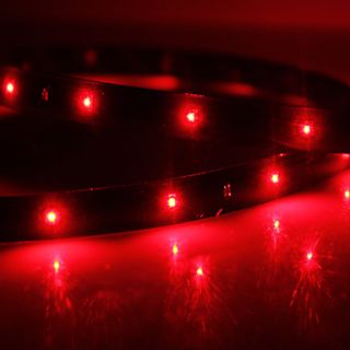 Impermeabile 90 centimetri 36 LED rosso striscia luminosa a LED (12V
