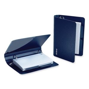 Oxford Poly Index Card Binder 5x3 2 Dividers 10CARDS