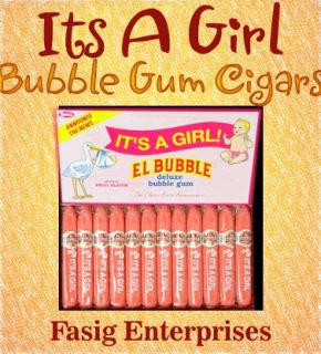 36 Pink individually wrapped Its a Girl Cigars Each wrapper is