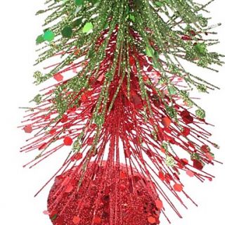 EUR € 11.58   35 centímetros 14 Dual Color Sequin Pinheiro de Natal