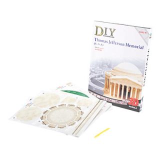 EUR € 15.35   DIY Arquitetura 3D Puzzle EUA Thomas Jefferson