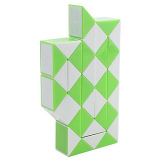 USD $ 8.49   36 Sections DIY Snake Shaped Magic Cube (Green),