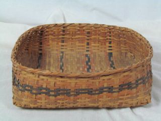 Cherokee Indian River Cane Basket Very Nice Construction