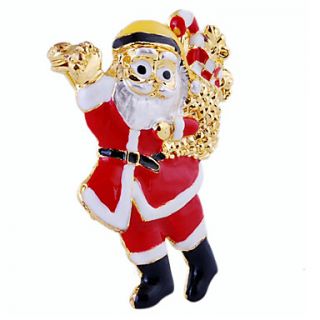 EUR € 4.41   Santa Claus en alliage de zirconium Broche acrylique