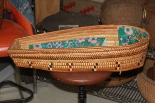 Thompson River Indian Basket Cradleboard Cradle Board Native American