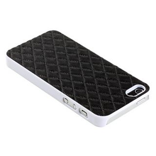 USD $ 6.39   Leather Surface White Edge Hard Case for iPhone 5