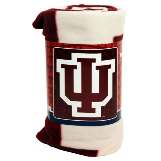IU Indiana University Hoosiers NCAA Fleece Blanket Throw New Nice