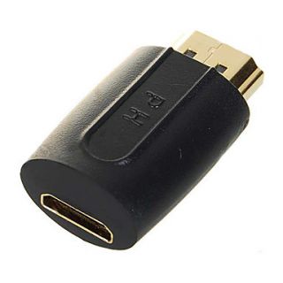 EUR € 4.44   mâle mini HDMI vers HDMI adaptateur femelle   noir