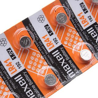 EUR € 3.21   Maxcell LR41 alkaline knoopcel batterij (1,5 v), Gratis