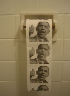 Rolls Obama Toilet Paper Obama Joke Politcal